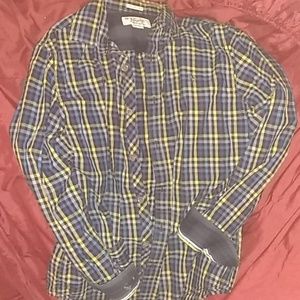 Penguin long sleeve plaid button-down shirt